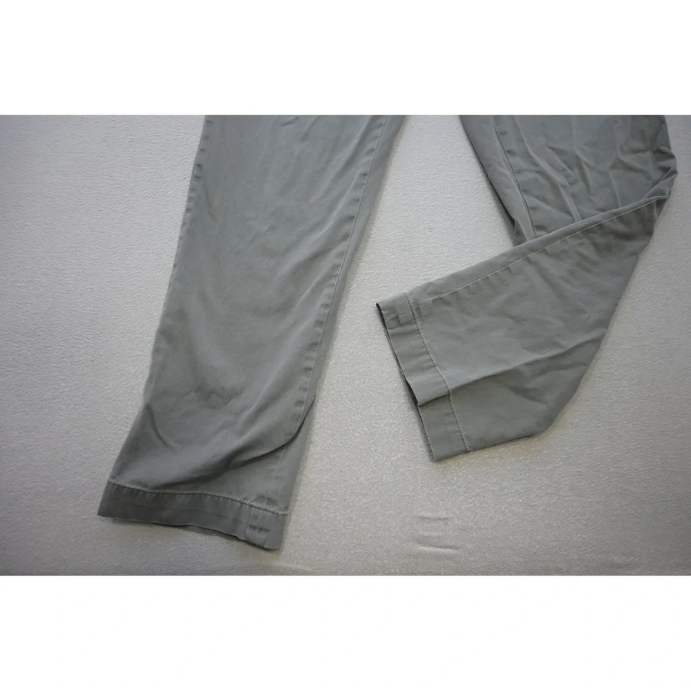 Polo Ralph Lauren Chinos Mens 36x32 Gray Classic Fit Cotton Pants Excellent
